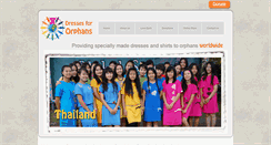 Desktop Screenshot of dressesfororphans.org